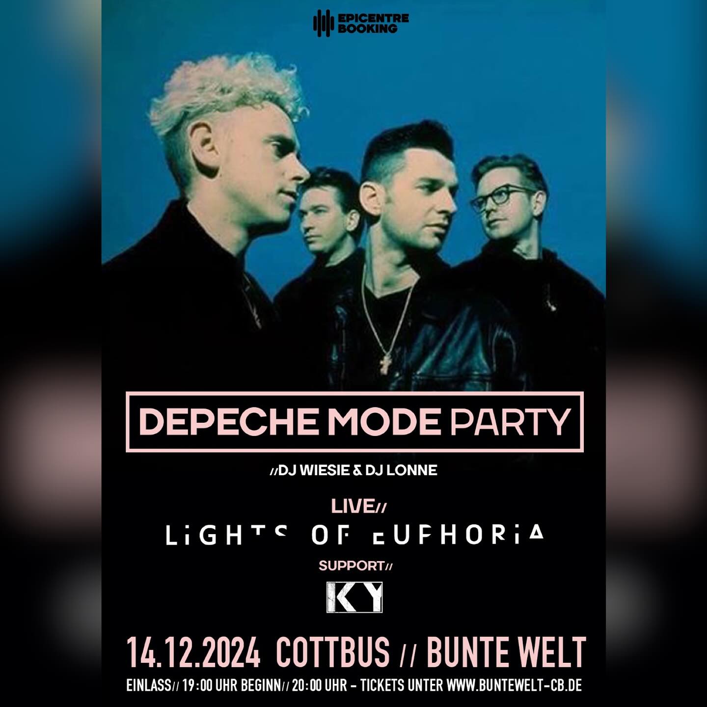 Depeche Mode Party mit Lights-of-Euphoria