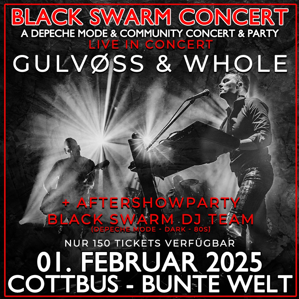 BLACK SWARM CONCERT: GULVOSS & WHOLE